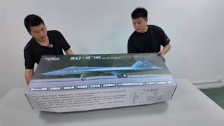 FlyFans leaked factory video Sukhoi Su-57 twin 70mm coming very Soon! 