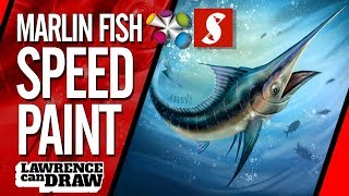 سرعة الطلاء الطلاء مارلين السمك 🐟 واكوم موبلستوديوبرو 16 screenshot 3