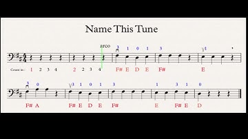 ESSENTIAL ELEMENTS FOR STRING CELLO BOOK 1 SONG NO. 65 "NAME THIS TUNE"_CELLO BEGINNER LESSON