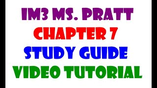 IM 3 Chapter 7 Study Guide 3 4 and 5