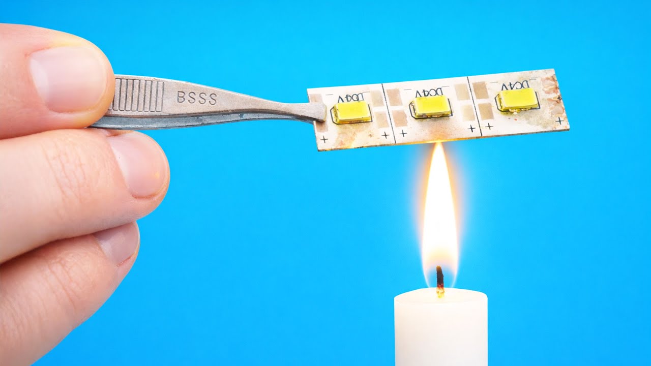 Никогда не покупайте новые светодиодные лампы! Просто воспользуйтесь этим трюком, и старые светод...