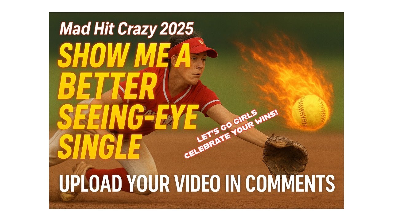 ⚡ Hard Hit Seeing-Eye Single | Mad Hit Crazy 2025 Fastpitch Highlight 