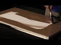 how to stain a canvas