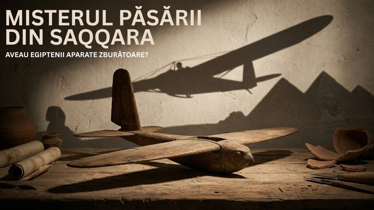 Pasărea din Saqqara. Foloseau egiptenii antici planoare pentru a zbura deasupra piramidelor?