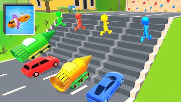 Shape-shifting All Levels Mobile Gameplay Walkthrough Update Game iOS,Android Stick Race Level39AIOP