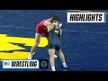 197 lbs  gavin hoffman ohio state vs myles amine michigan  2021 b1g wrestling