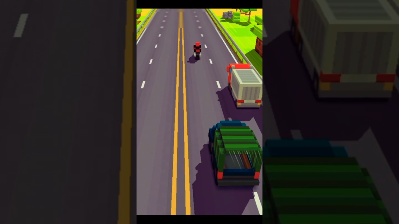 Blocky Highway Traffic Racing Army Tank Gameplay 