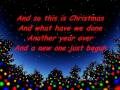 So This Is Christmas Lyrics((@))