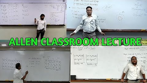 Allen lecture || Allen classroom lecture 2025 || Allen achiever batch lecture || nurture batch allen