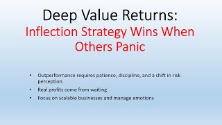 Celebrity DEEP VALUE RETURNS: Inflection Strategy Wins When Others Panic Profile