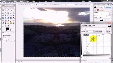 GIMP Using Color Curves to Improve Contrast