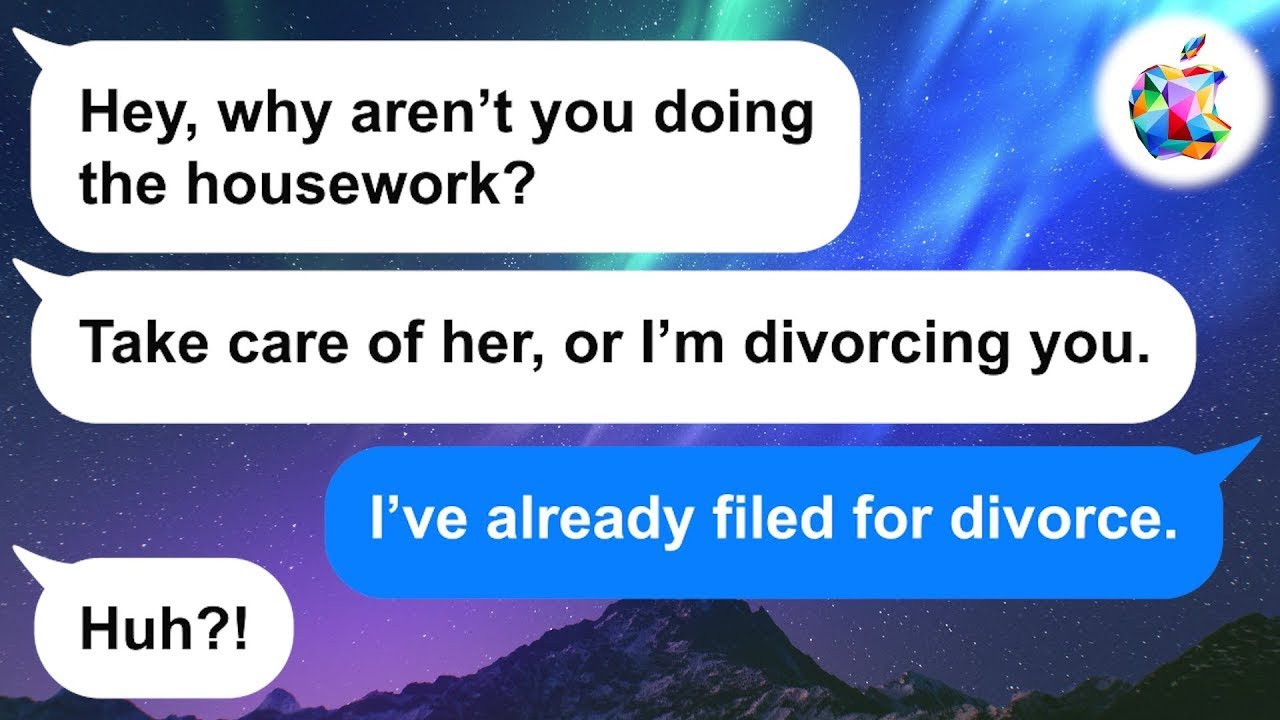 【Apple】My husband got his gf pregnant and now he wants me to live with her and look after her...