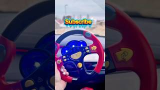 LETS GO CHECK THIS STEERING WHEEL😳 it works?  #unboxing #car #funny #automobile #viral #toys #tools