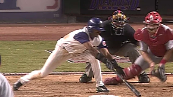 2001NLDS Gm5: Womack misses bunt, Cards foil squeeze