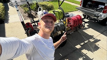 5x8 Pressure/Soft wash Trailer Setup