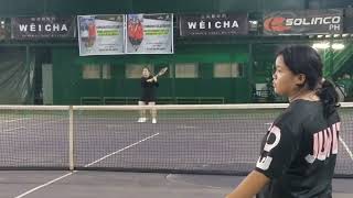 4th Session Forehand and backhand Rally Coach:Fermin Bautista