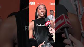 Flau'jae Johnson Reveals What Kim Mulkey Would Dress Her in for Draft Night #wnba #flaujaejohnson