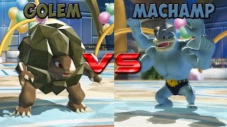 Pokemon battle revolution - Golem vs Machamp
