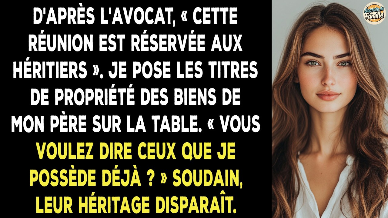 Mon Exclusion Du Testament? J'ai Riposté Et Révélé Le Vrai Propriétaire Des Biens.