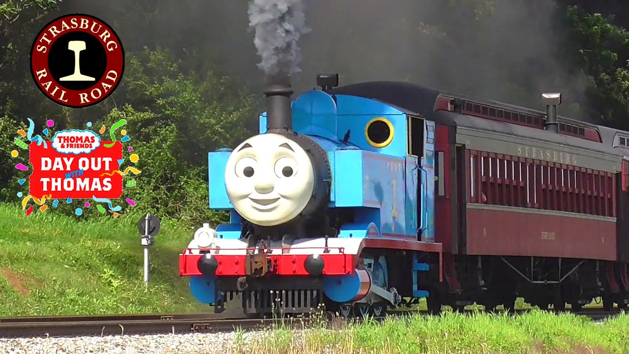 A Day Out With Thomas, Percy & Mavis at the Strasburg Rail Road 2025 (With Wheel Slip & Stack Talk)