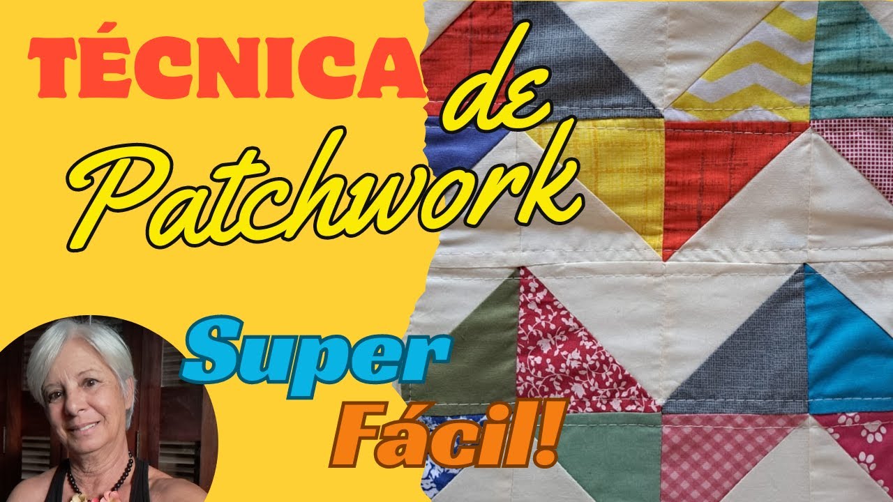 TÉCNICA DE PATCHWORK PARA INICIANTES / UM JEITO FÁCIL DE FAZER CHEVRON ...