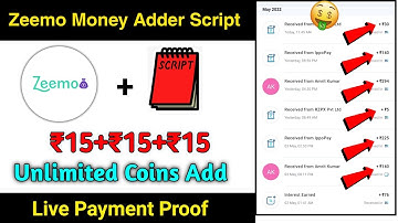 Zeemo App Coin Adder Script | Zeemo App Payment Proof | Zeemo App ||