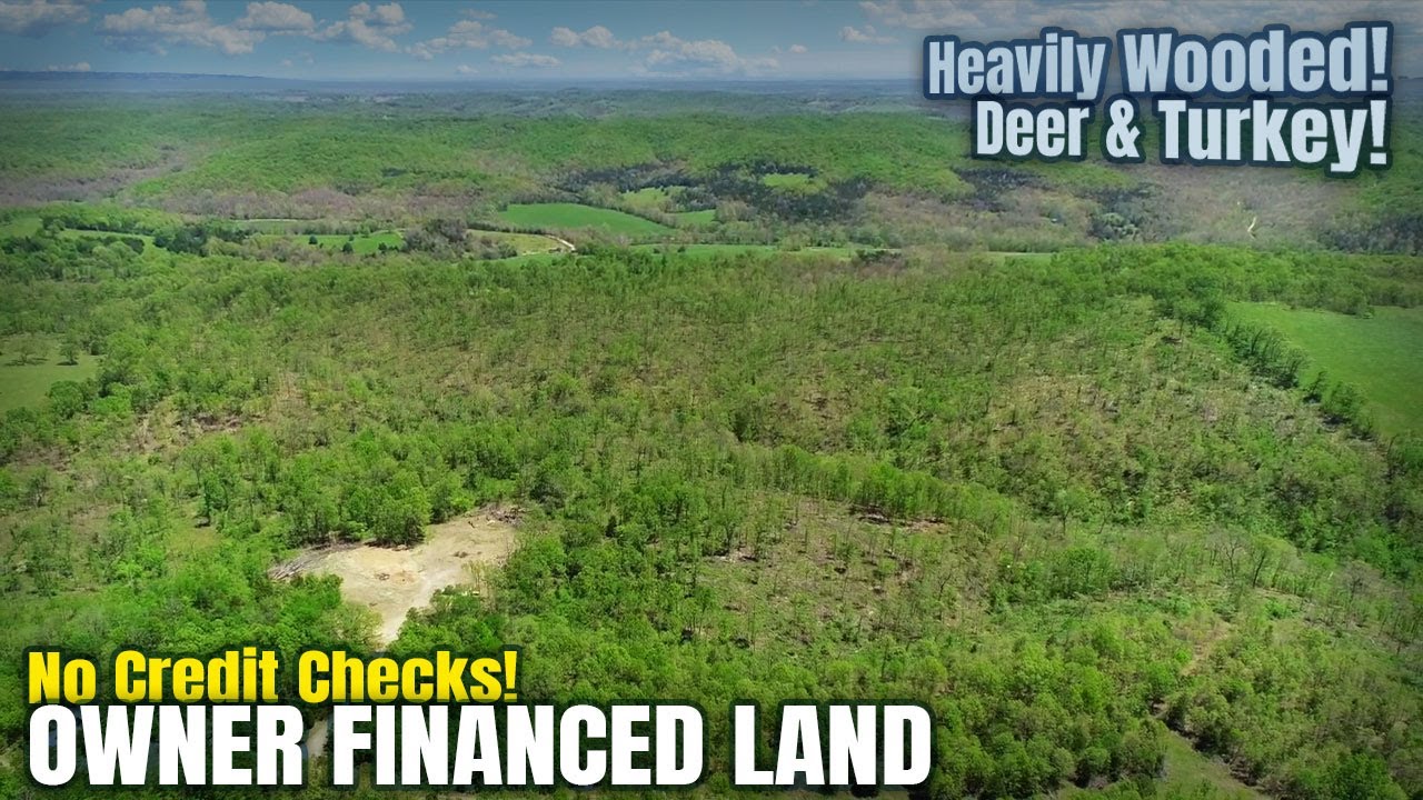 1,500 Down Payment on Owner Financed Land for Sale in the Ozarks