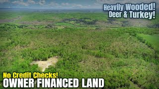$1,500 Down Payment on Owner Financed Land for Sale in the Ozarks! Wooded and PRIVATE! - ID#BH34