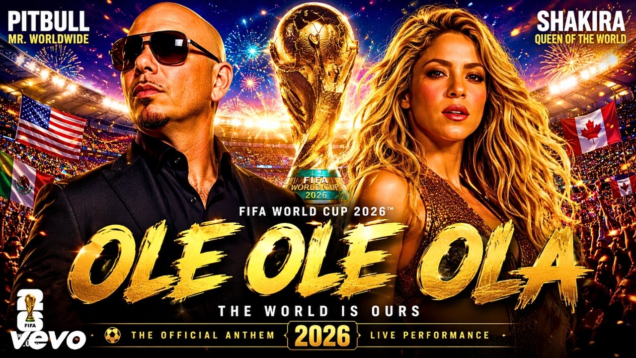 PITBULL X SHAKIRA — OLE OLE OLA 🌍FIFA WORLD CUP 2026 Official Fan Song Live Perfomance Anthem