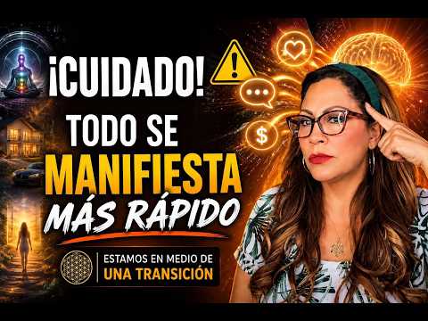 Watch what you think and say: Everything is manifesting faster.