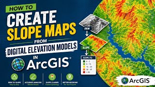 How to Create Slope Maps from Digital Elevation Models in ArcGIS