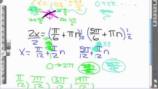 Pre-Calc Chapter 5 Review for Day 2 of the Test.