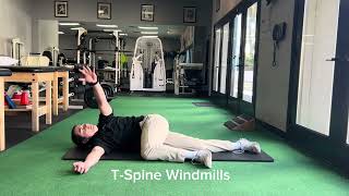 T-Spine Windmill Mobility Exercise 