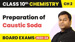 Preparation Of Caustic Soda  Acid Bases And Salts  Class 10 Chemistry