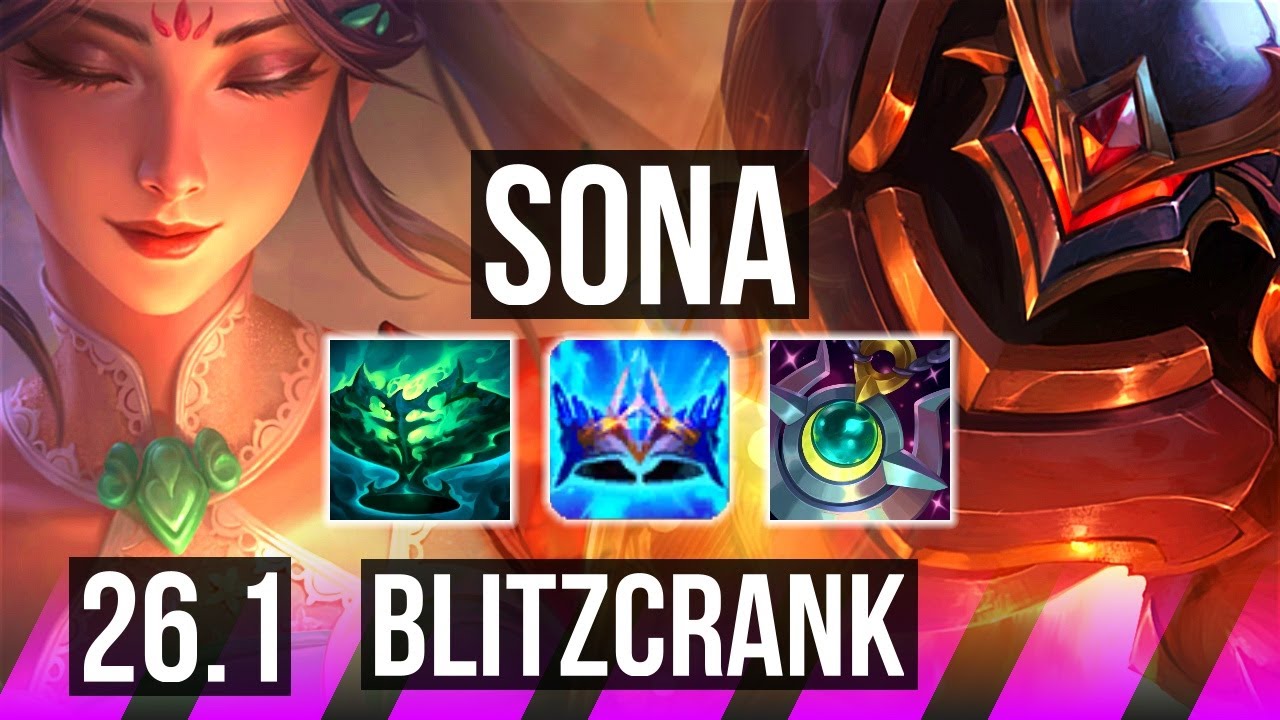 SONA & Ashe vs BLITZCRANK & Ezreal (SUP) | EUW Master | 26.1