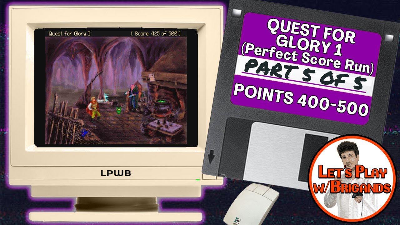 Quest for Glory 1 Perfect Score Magic User Run (Final Part | Points 400-500)
