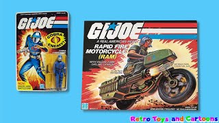 Gi Joe Real American Hero Cobra Commander Rapid Fire Motorcycle Commercial Retro Toys And Cartoons