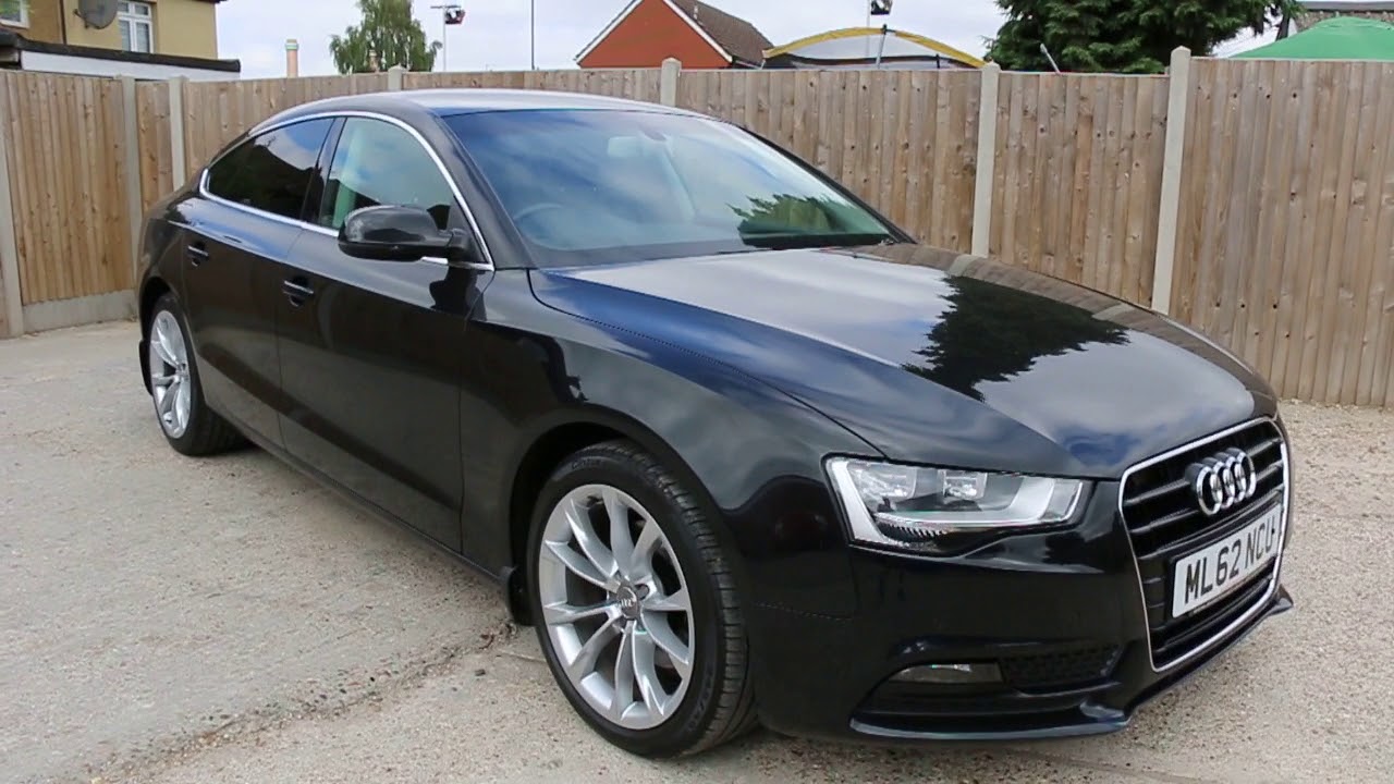 Audi A5 2.0 TDI Turbo Diesel SE Technik 6 Speed 5 Door Sportback Sat ...