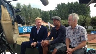 Interview with Boris Becker, Yannick Noah and John McEnroe