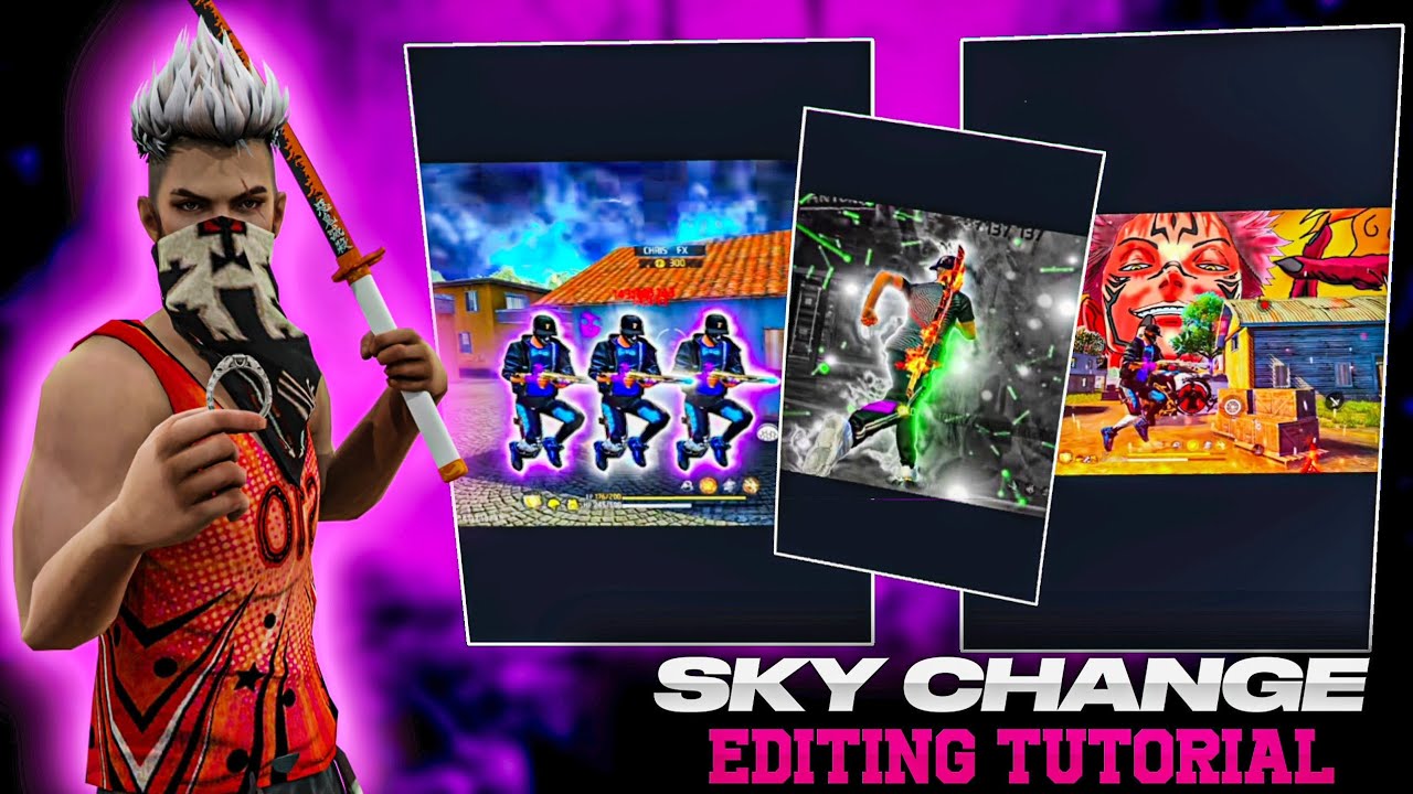 🔥FREE FIRE ANIME SKY CHANGE VIDEO EDITING TUTORIAL || Like Roni ff Editing Tutorial 🤯