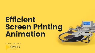 Efficient Screen Printing Animation | EZY Press