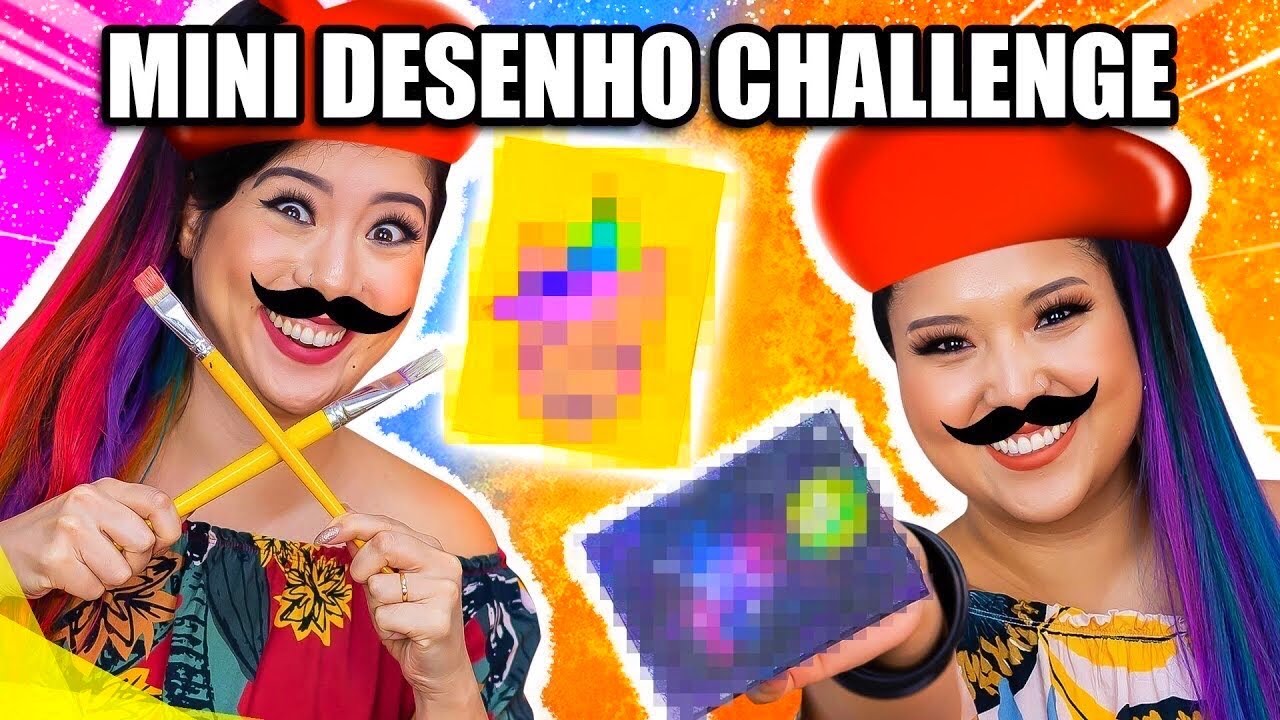 ⁣MINI DESENHO CHALLENGE! - Desafio | Blog das irmãs