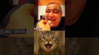 Funny Eating Moment 😱🤣 #funny #cat #dance #shorts #aa23