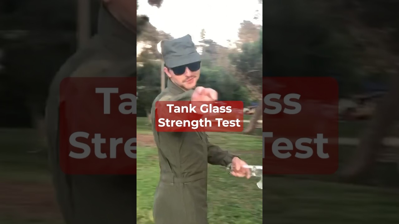 tank glass strength test #3 🍃