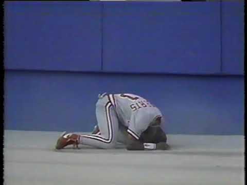 Cincinnati Reds vs Atlanta Braves (8-5-1992) "Bip Roberts Eats The Wall At Fulton County Stadium"