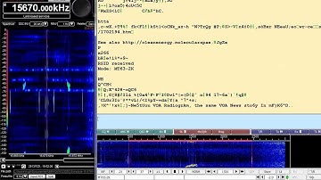 VOA Radiogram: MFSK64 copied, MT63-2K isn