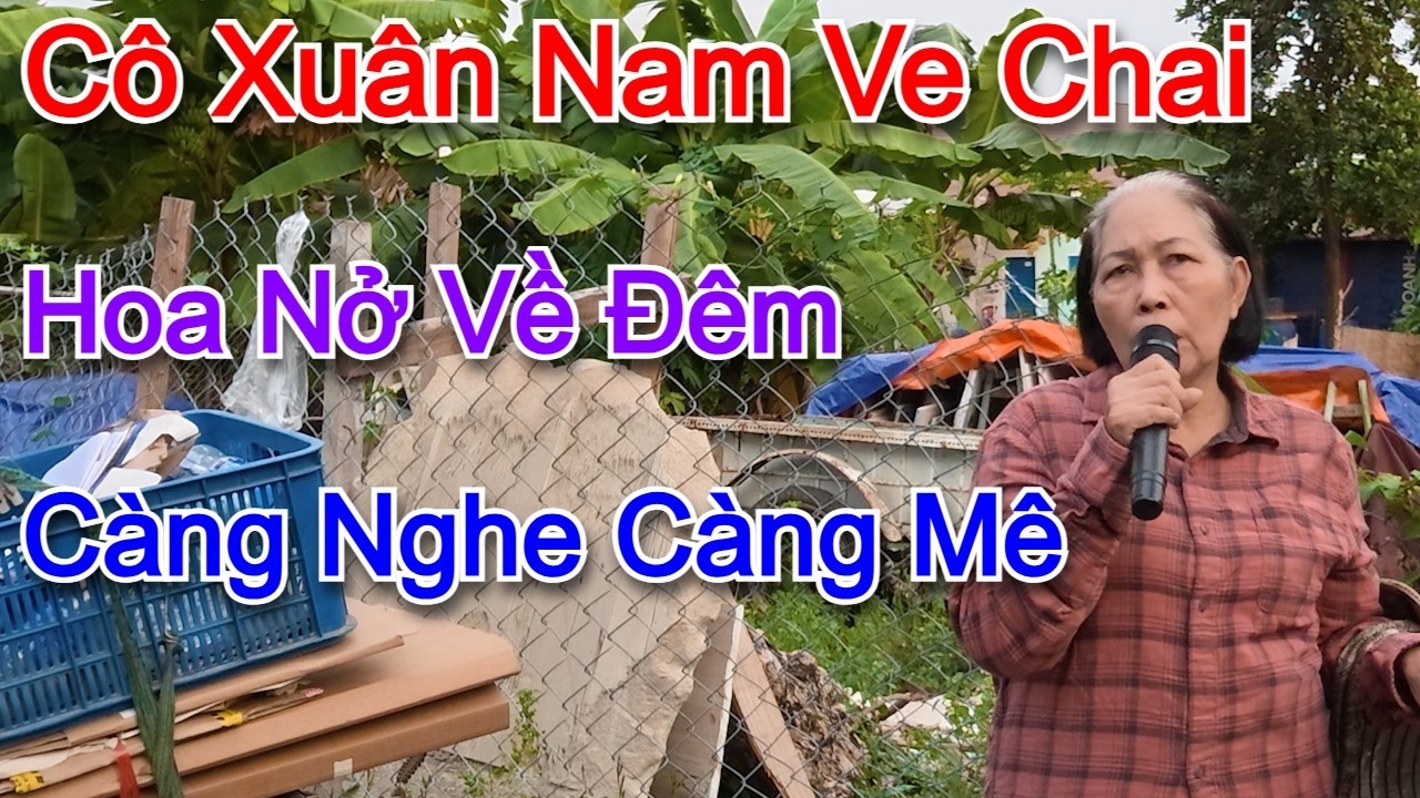 Giọng của cô không thua gì danh ca Hải ngoại l Hoa nở về đêm l Cô Xuân Nam ve chai