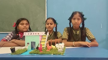 Rain detector model using arduino, rain drop sensor buzzer and connecting wires.