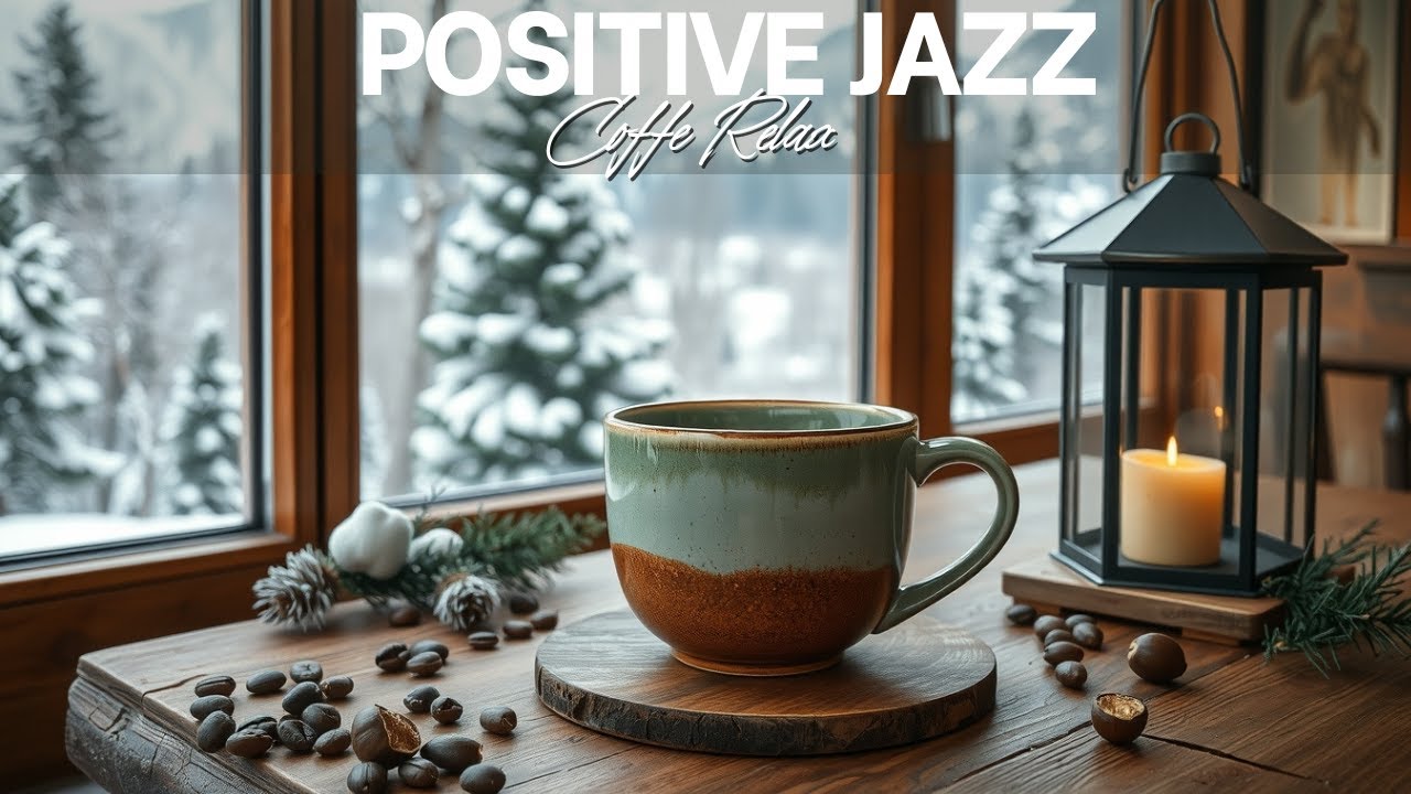 Elegant Winter January Jazz ❄️ Smooth Cafe Jazz & Soft Bossa Nova Piano for Positive Vibes