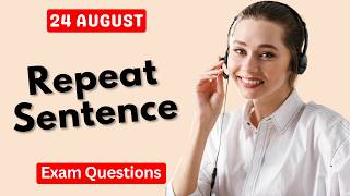 PTE Repeat Sentence Easy | August 2026 Edition
